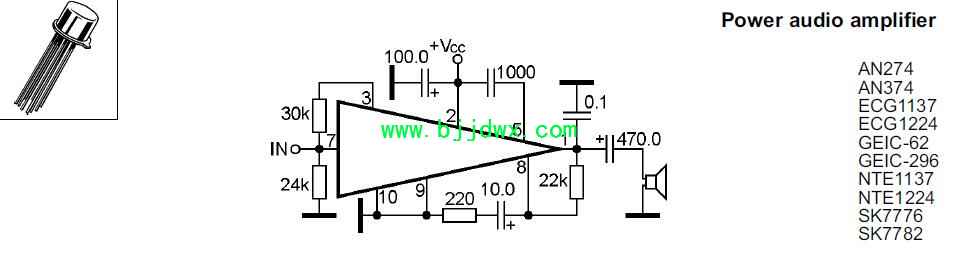 AN274 AN374 ECG1137 ECG1224 NTE1137 NTE1224 SK7776 SK7782Ӧ�õ�·ͼֽ.jpg