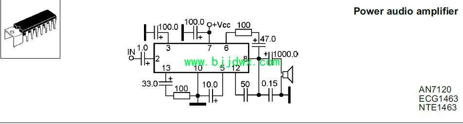 AN7120 ECG1463 NTE1463Ӧ�õ�·ͼֽ����.jpg