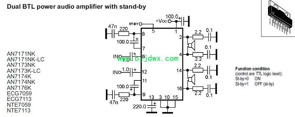 AN7171NK-LC AN7173NK AN7174K AN7176K ECG7059 ECG7113 NTE7059 NTE7113Ӧ�õ�·ͼֽ����.jpg