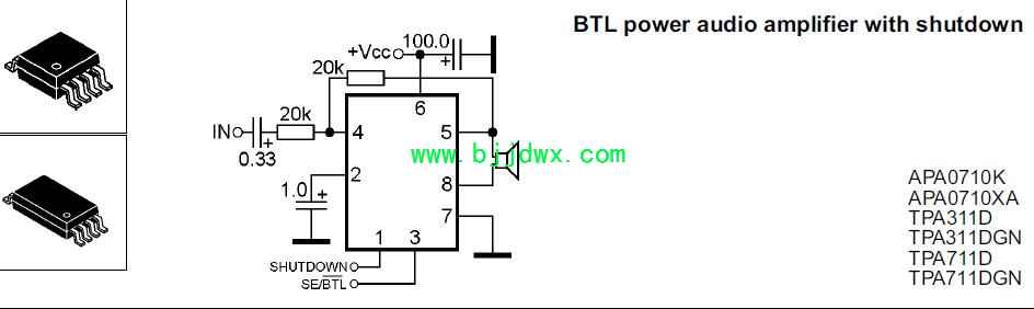 APA0710K APA0710XA TPA311D TPA711D Ӧ�õ�·ͼֽ.jpg