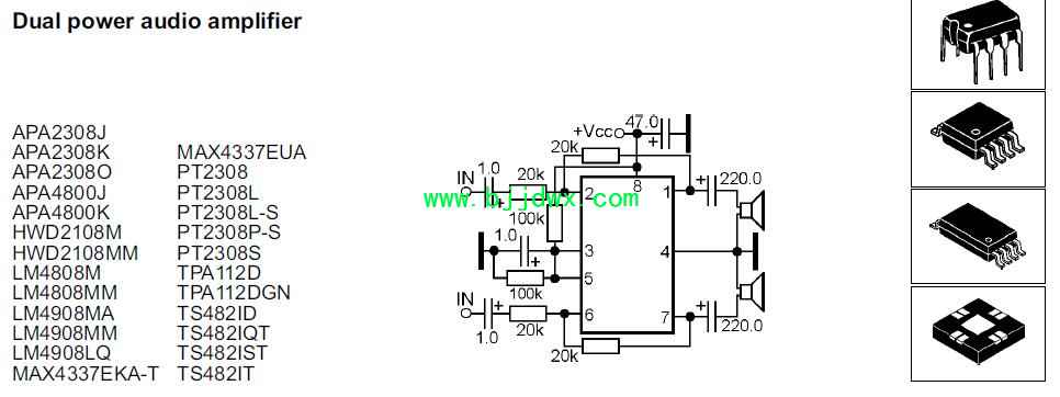 APA2308J APA4800J HWD2108M LM4808M LM4908MA PT2308LӦ�õ�·ͼֽ.jpg