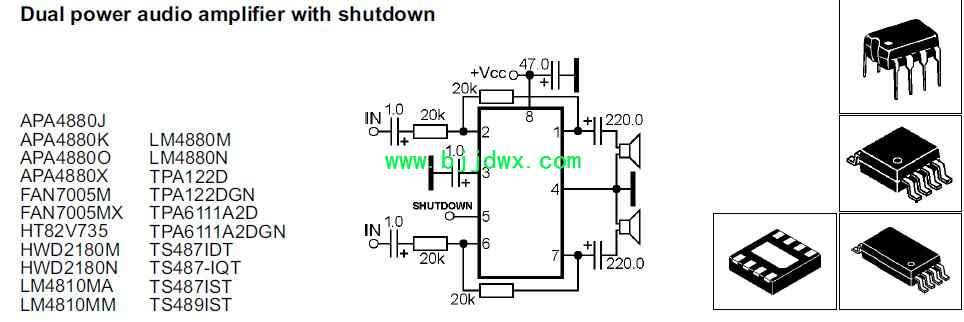 APA4880J FAN7005MX HWD2180M LM4810MA TS487IDTӦ�õ�·ͼ.jpg