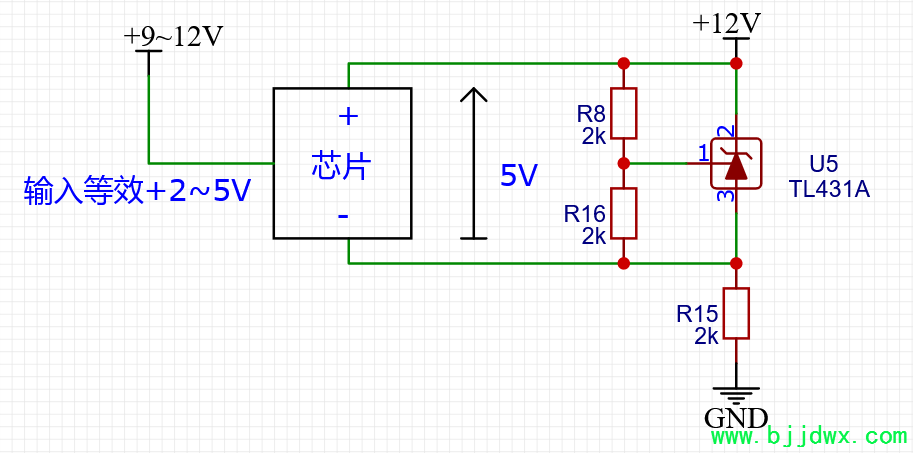 ����ѹ��ѹ��·��7905��TL431����̧�ߵص�λ