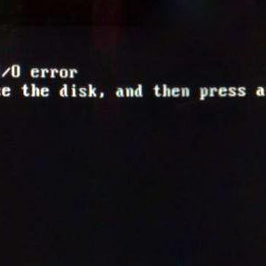 ���Կ�����ʾDisk I/O error�Ľ���취
