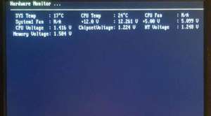 ������ʾHardware Monitor�Ľ������