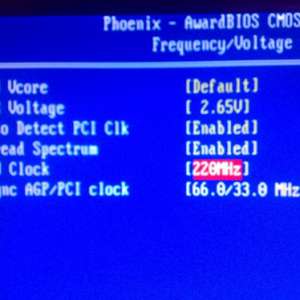 ����CPU��Ƶ��������ʾ��ע����𻵡�