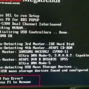 ������ʾcpu fan error����ALERT CPU FAN FAILURE ,ALERT CPU FAN FAILUR��ν��