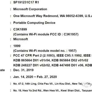 ΢��Surface Book 3ͨ��FCC��֤ ����5�·���
