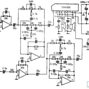 TDA1521���ż��ɵ�·���ں����ȡ���·�����������������ۡ�����·