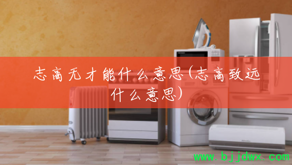 ־���޲���ʲô��˼(־����Զʲô��˼)