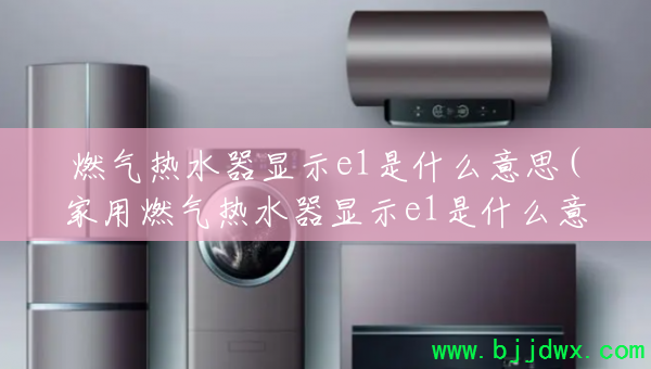 ȼ����ˮ����ʾe1��ʲô��˼(����ȼ����ˮ����ʾe1��ʲô��˼)