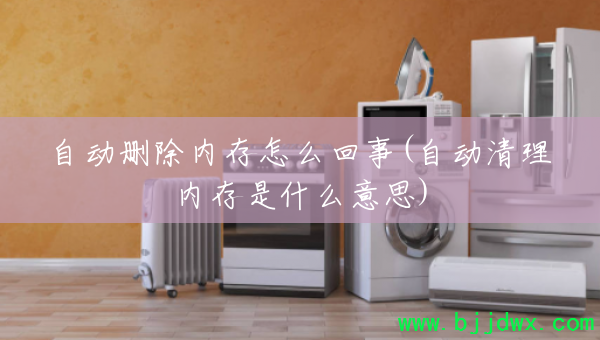 �Զ�ɾ���ڴ���ô����(�Զ������ڴ���ʲô��˼)